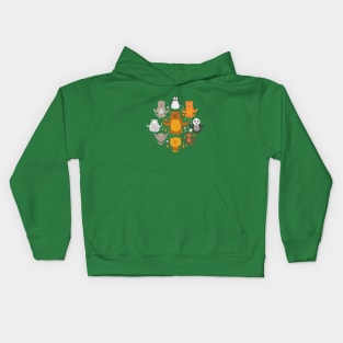 Peaceful Animals Kids Hoodie